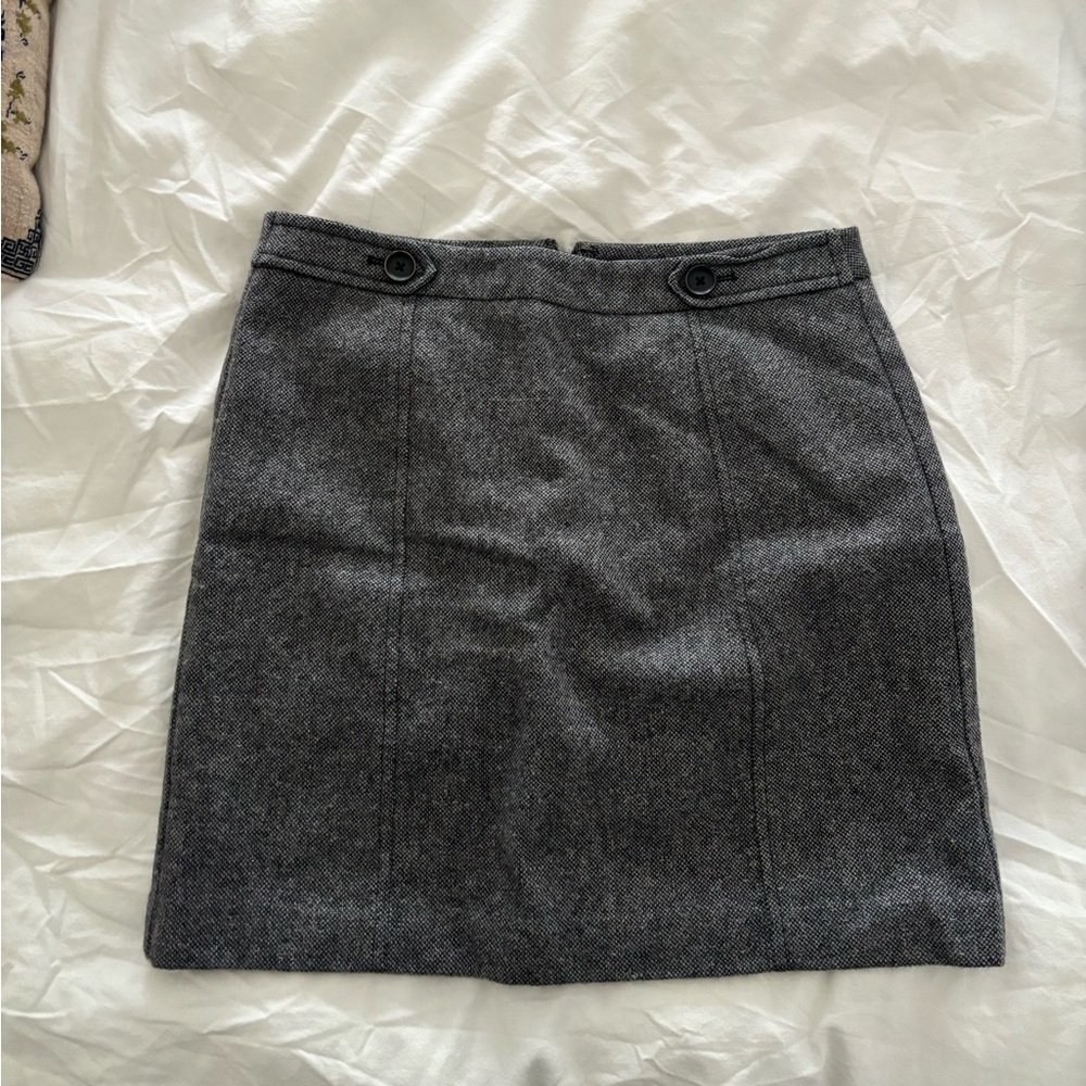 Loft Wool Blend Skirt